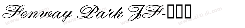 Fenway Park JF字体转换